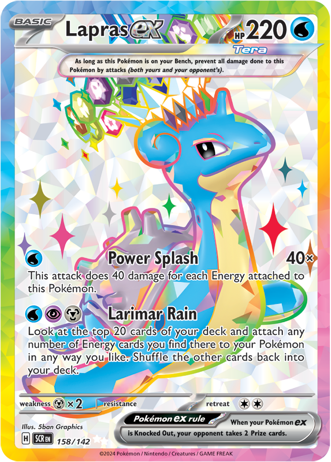 is lapras a rare pokemon card Lapras ex (Ultra Rare) – My TCG Exchange