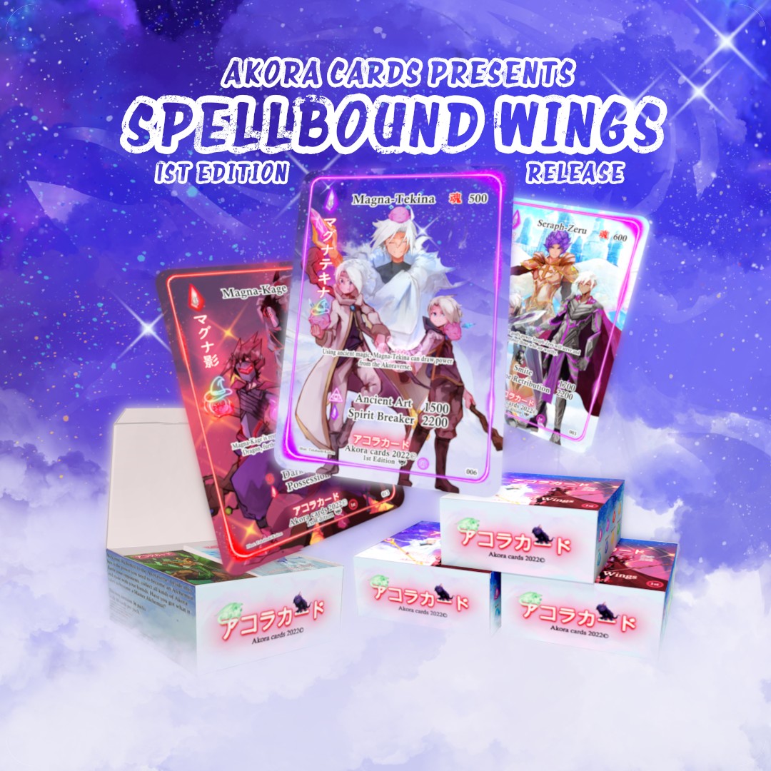 Akora Spellbound Wings 1st Edition Booster Box – My TCG Exchange