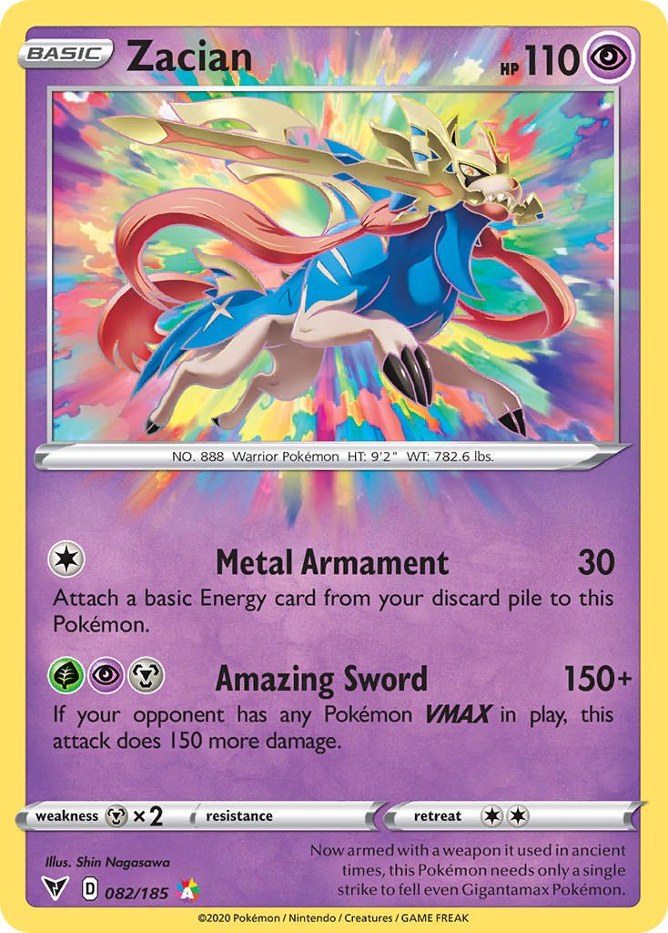 Zacian (Amazing Rare) – My TCG Exchange