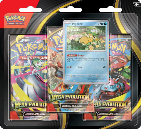 Mega Evolution 3-Pack Blister [Psyduck]