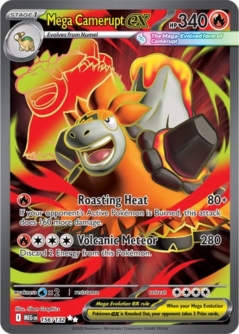 Mega Camerupt ex (Ultra Rare)