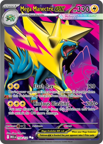 Mega Manectric ex (Ultra Rare)