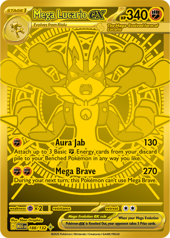 Mega Lucario ex (Mega Hyper Rare)