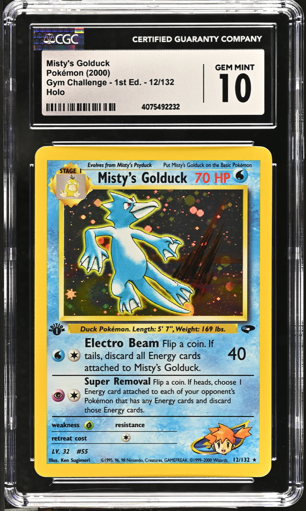 1995 golduck pokemon card value Misty's Golduck - 1st Edition