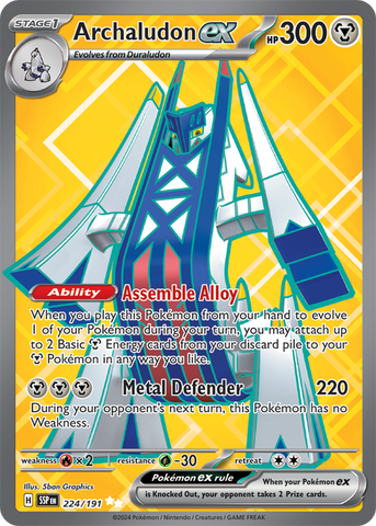 Archaludon ex (Ultra Rare)