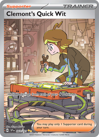 Clemont's Quick Wit (Special Illustration Rare)
