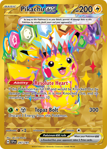 Pikachu ex (Hyper Rare)