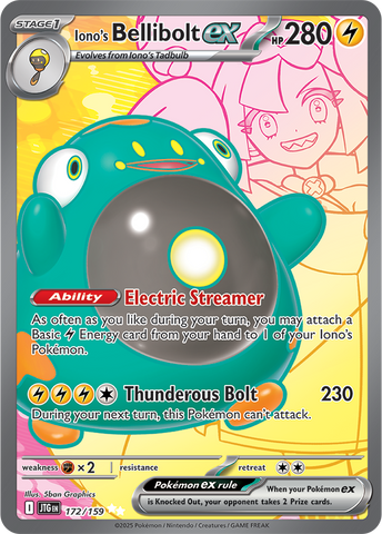 Iono's Bellibolt ex (Full Art)