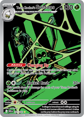 Team Rocket's Spidops (Illustration Rare)