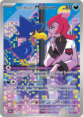 Team Rocket's Murkrow (Illustration Rare)