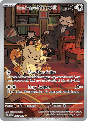 Team Rocket's Meowth (Illustration Rare)