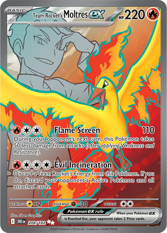 Team Rocket's Moltres ex (Full Art)
