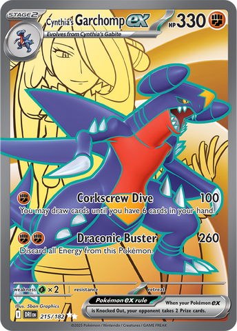 Cynthia's Garchomp ex (Full Art)