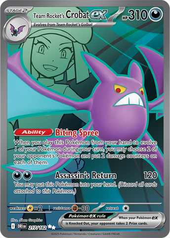 Team Rocket's Crobat ex (Full Art)