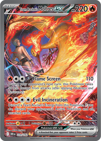 Team Rocket's Moltres ex (Special Illustration Rare)