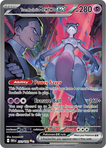 Team Rocket's Mewtwo ex (Special Illustration Rare)