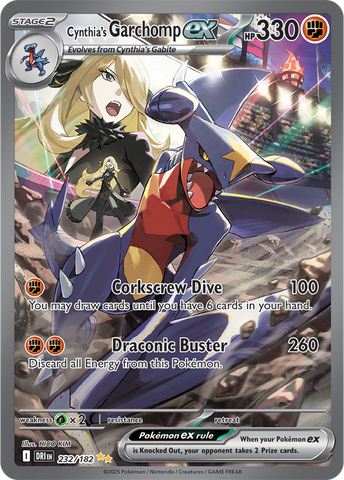 Cynthia's Garchomp ex (Special Illustration Rare)