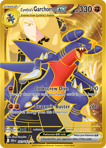 Cynthia's Garchomp ex (Hyper Rare)