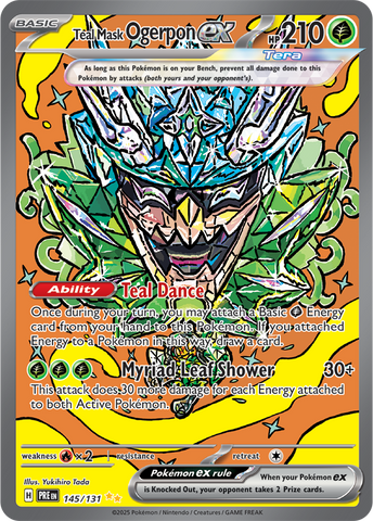 Teal Mask Ogerpon ex (Special Illustration Rare)