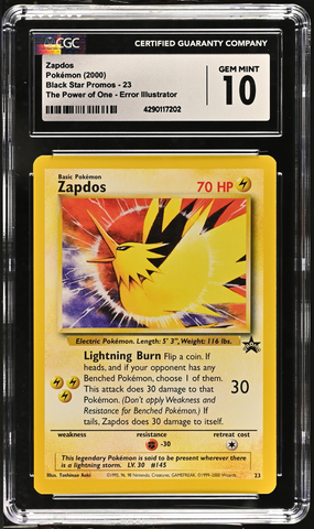 Zapdos (Black Star Promo)