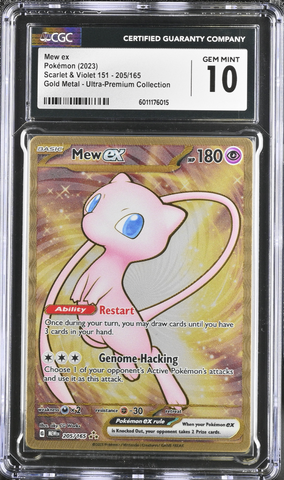 Mew ex - Gold Metal Ultra Premium Collection - CGC 10