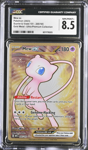 Mew ex - Gold Metal Ultra Premium Collection - CGC 8.5