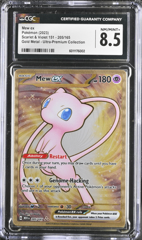 Mew ex - Gold Metal Ultra Premium Collection - CGC 8.5