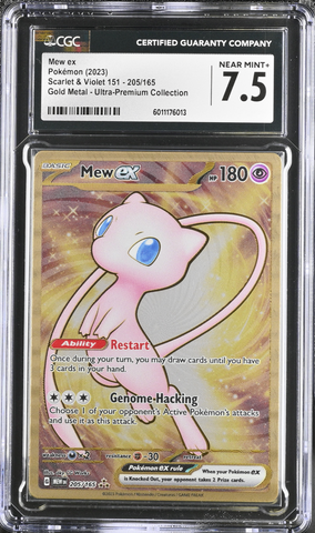 Mew ex - Gold Metal Ultra Premium Collection - CGC 7.5