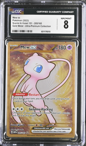 Mew ex - Gold Metal Ultra Premium Collection - CGC 8