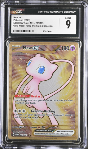 Mew ex - Gold Metal Ultra Premium Collection - CGC 9