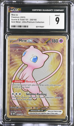 Mew ex - Gold Metal Ultra Premium Collection - CGC 9
