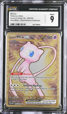 Mew ex - Gold Metal Ultra Premium Collection - CGC 9