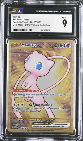 Mew ex - Gold Metal Ultra Premium Collection - CGC 9
