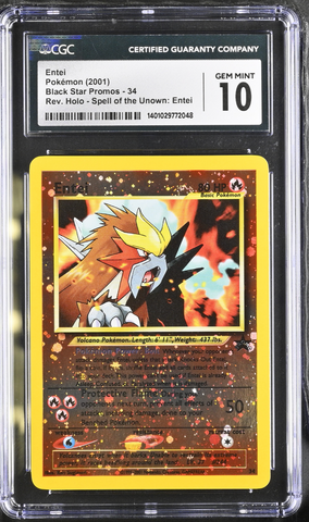 Entei - Black Star Promo - CGC 10