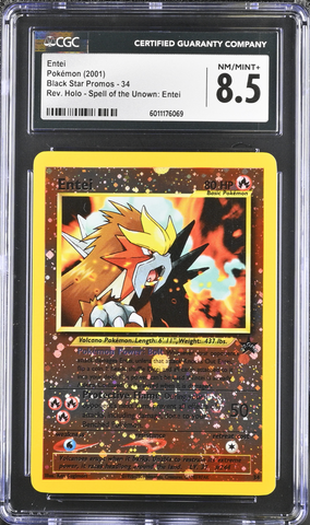 Entei - Black Star Promo - CGC 8.5