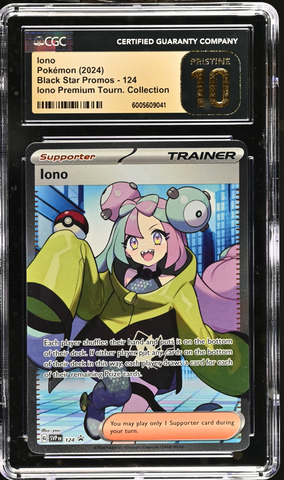Iono - Black Star Promo - PRISTINE 10