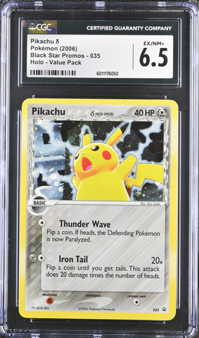 Pikachu - Delta Species - Black Star Promo - CGC 6.5