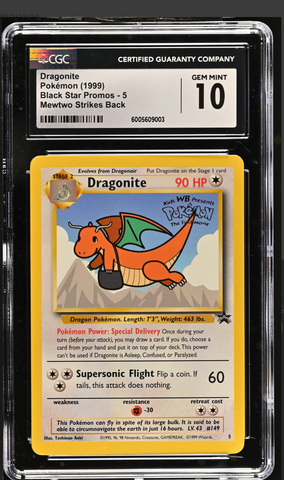 Dragonite - Black Star Promo - CGC 10