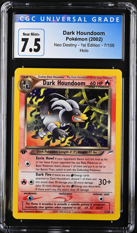 Dark Houndoom - 1st Edition - CGC 7.5