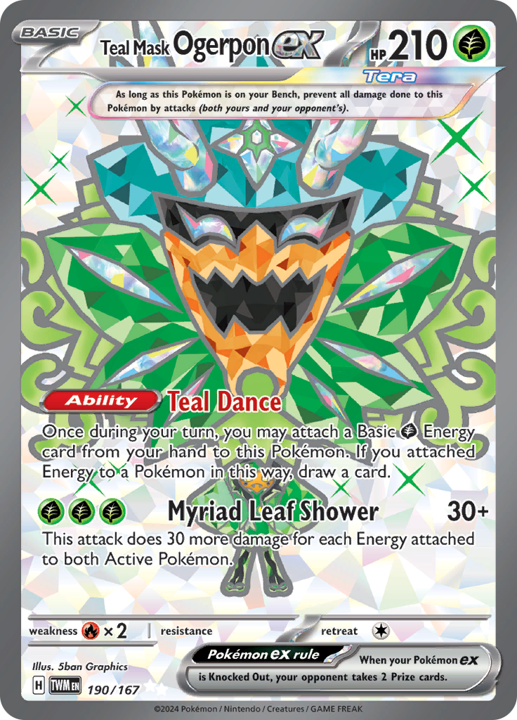 Teal Mask Ogerpon ex (Full Art) – My TCG Exchange