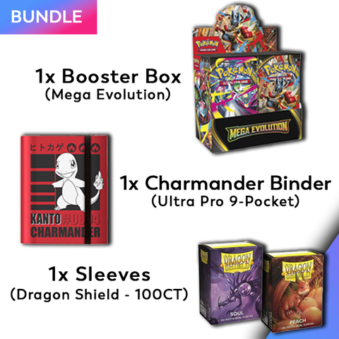 *WAVE 2* Mega Evolution Booster Box Charmander Bundle  (PRE-ORDER EST 10/24)