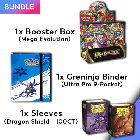 *WAVE 2* Mega Evolution Booster Box Greninja Bundle (PRE-ORDER EST 10/24)