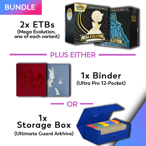 *WAVE 2* Mega Evolution Elite Trainer Box Bundle (PRE-ORDER EST 10/24)