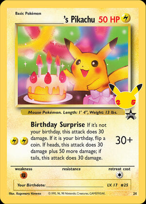 _____'s Pikachu (Birthday Pikachu)