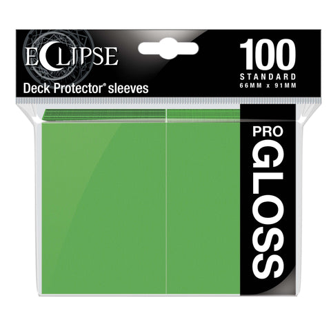 Ultra Pro Eclipse Gloss Lime Green Sleeve (100)