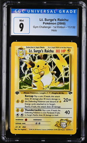 Lt. Surge's Raichu (1st Ed)