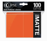 Ultra Pro Eclipse Matte Pumpkin Orange Sleeve (100)