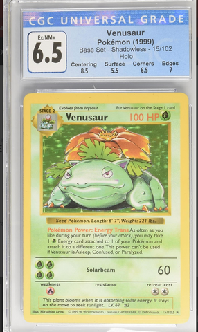 Venusaur (Shadowless)